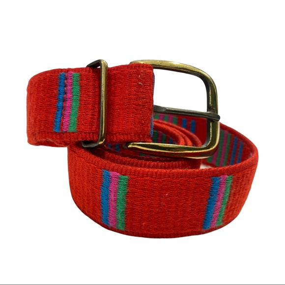 Liz Claiborne Accessories Liz Claiborne Accessories Red Cloth Belt